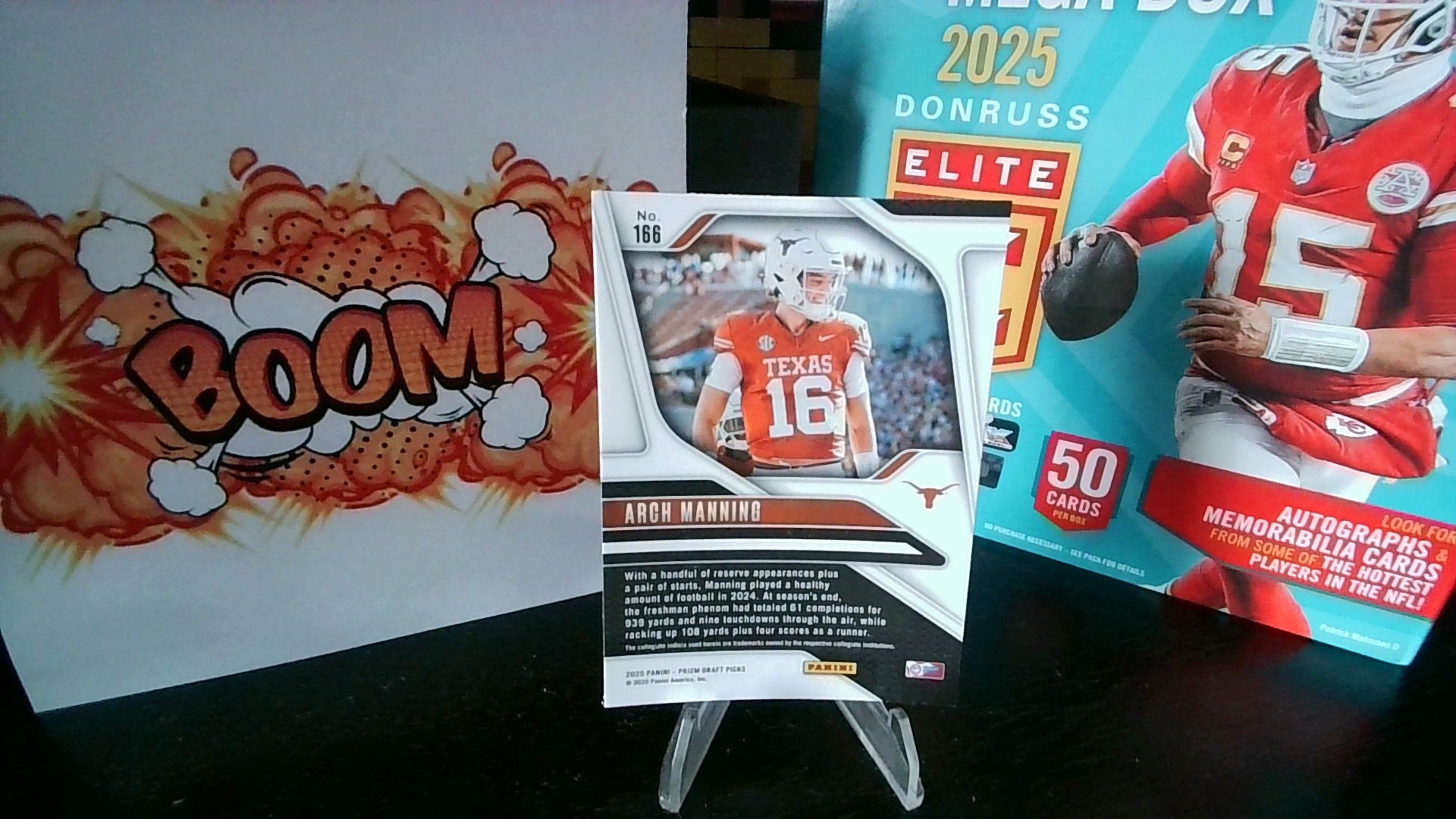 2025 Prizm Draft Picks Arch Manning #166 Rated Rookie