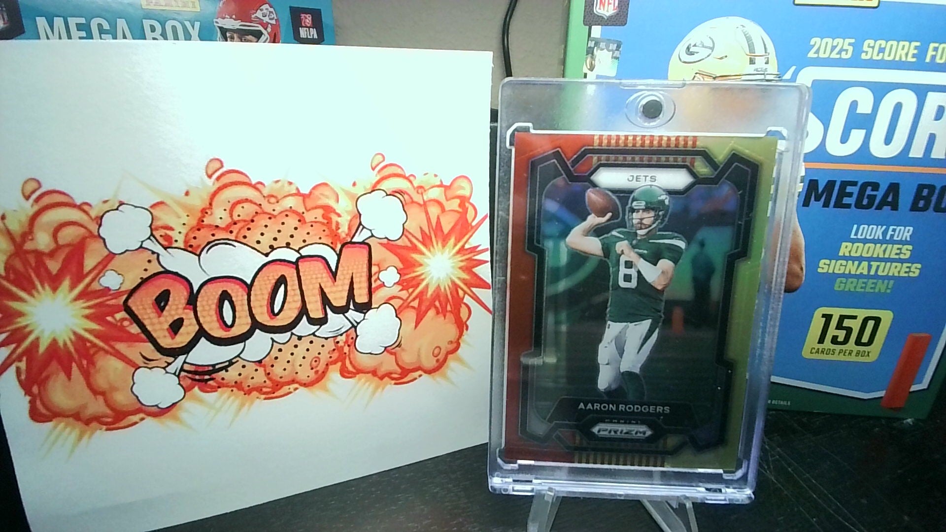 2023 Prizm Aaron Rodgers #227 Red and Yellow 31/44