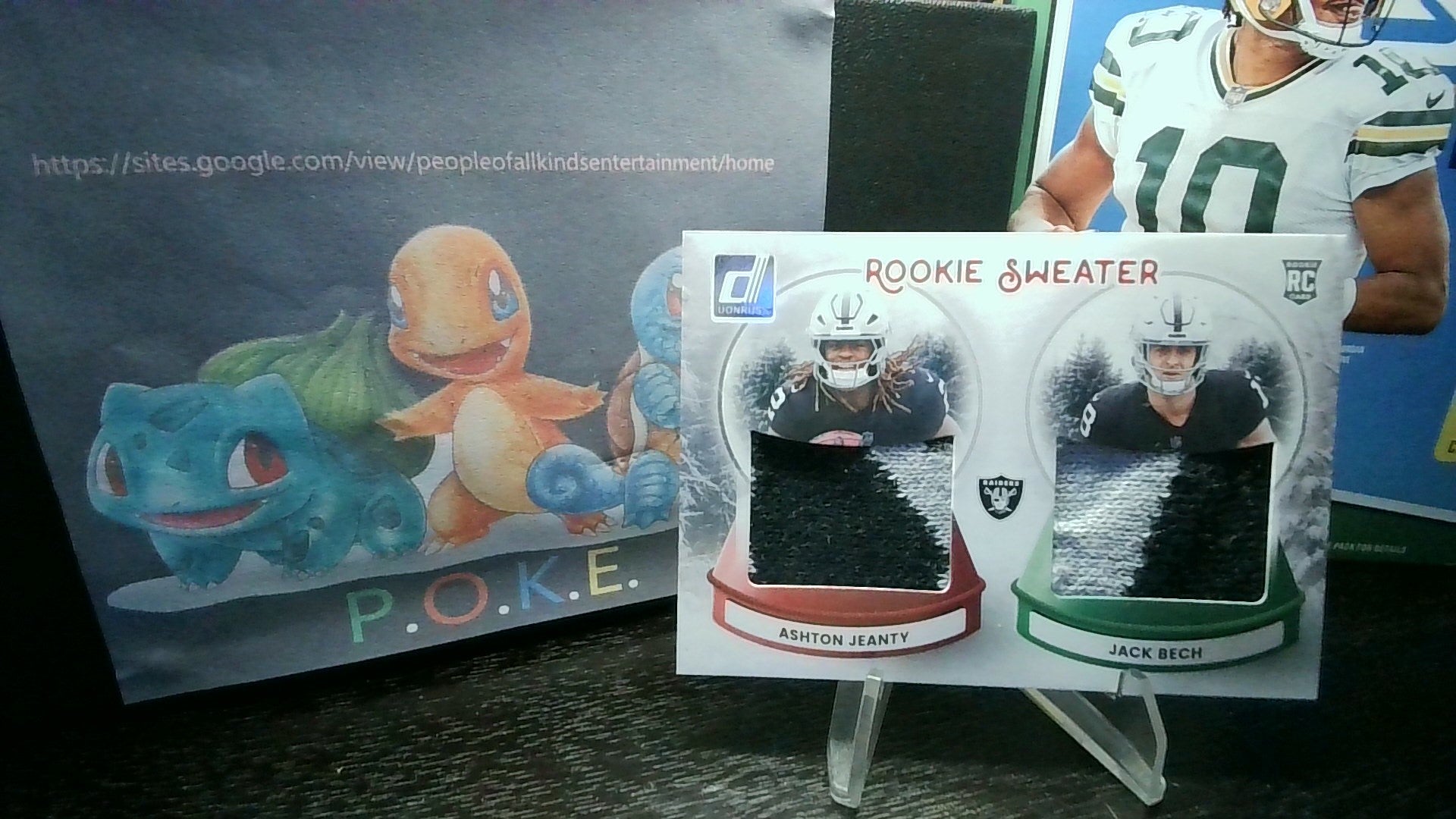 2025 Donruss Ashton Jentry/Jack Bech #SWED-LV Rookie Sweater