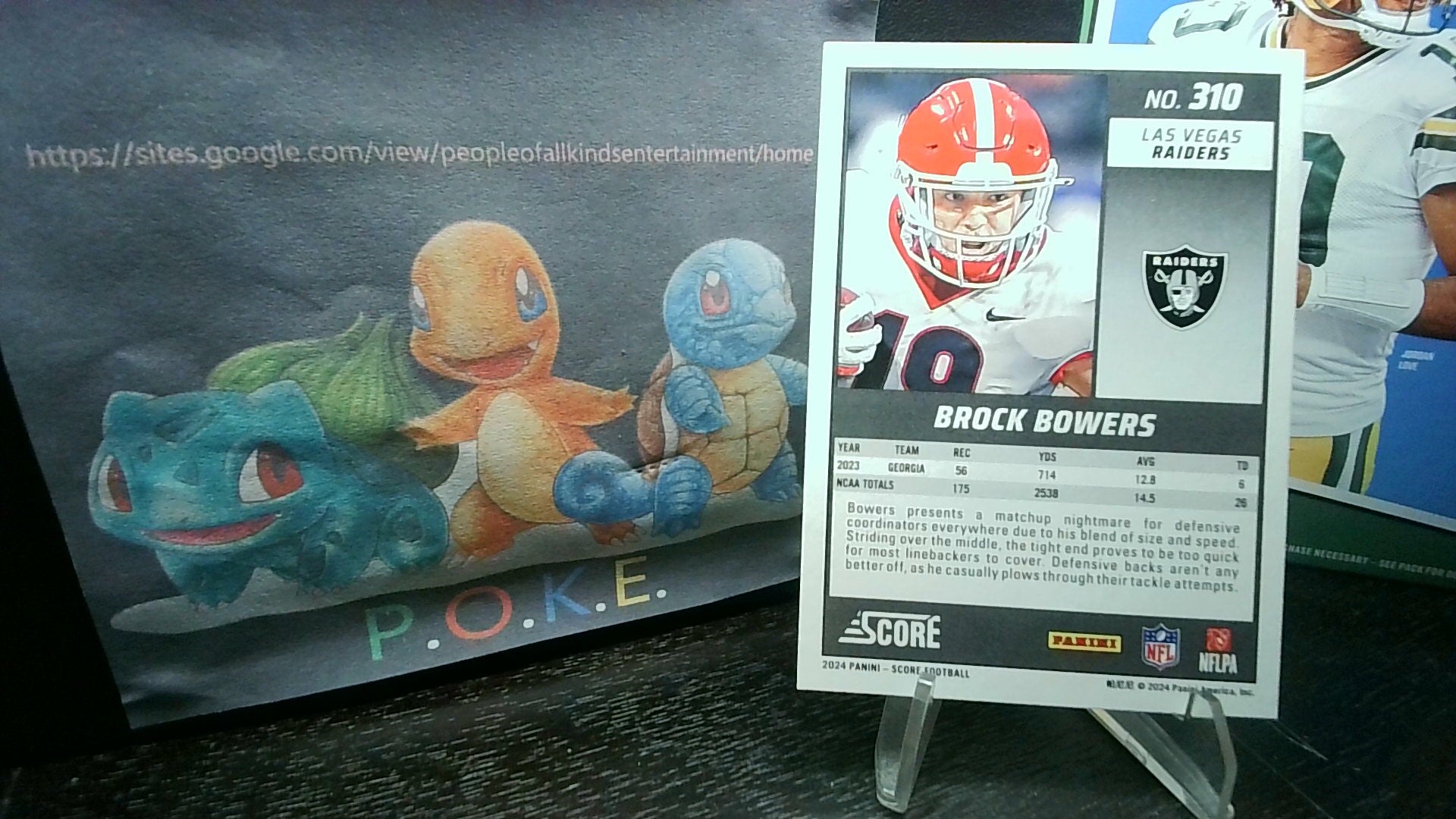 2024 Score Brock Bowers #310