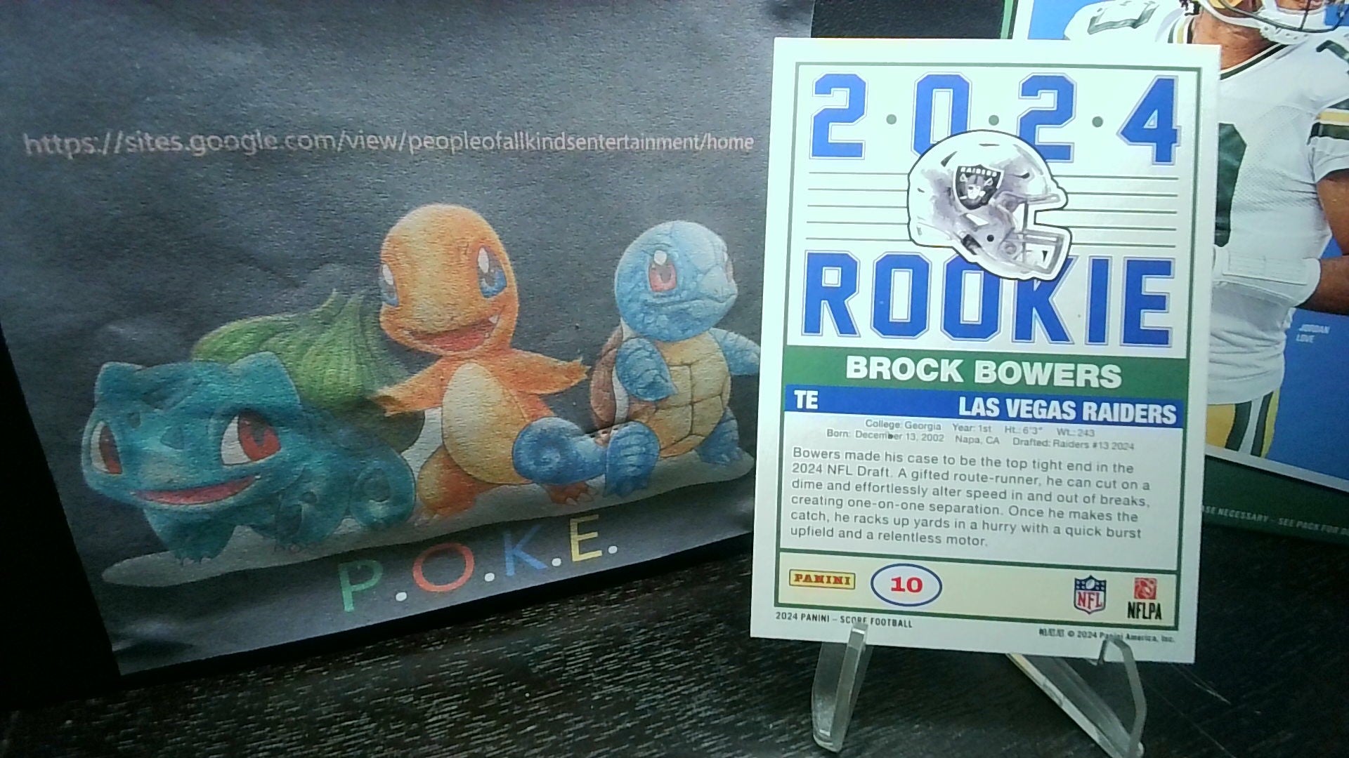 2024 Score Brock Bowers #10 35th Anniversary