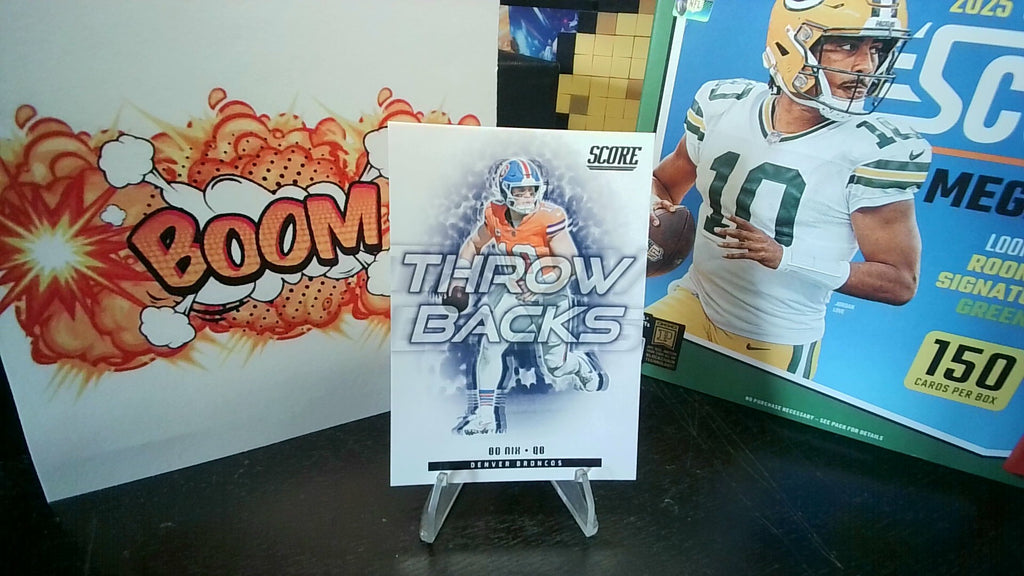 2025 Score Bo Nix #6 Throw Backs