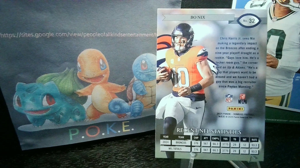 2025 Donruss   Bo Nix #36 Retro 95