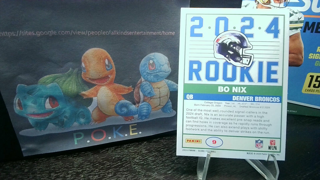 2024 Score Bo Nix #9 35th Anniversary Rookie