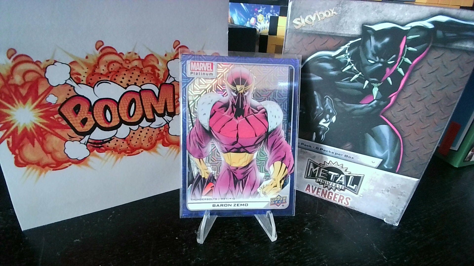 2022 Marvel Platinum Baron Zemo #154 Blue Traxx /499