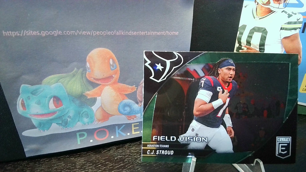 2024 Donruss Elite CJ Stroud #1 Field Vision Green