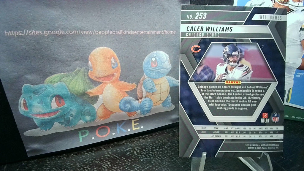 2025 Mosaic Caleb Williams #253 England Games