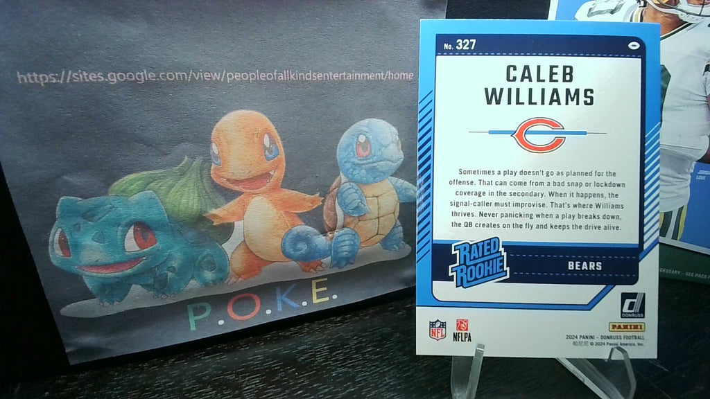 2024 Donruss Caleb Williams #327 Red Press Proof