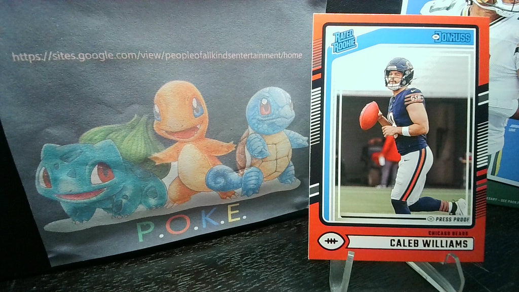 2024 Donruss Caleb Williams #327 Red Press Proof