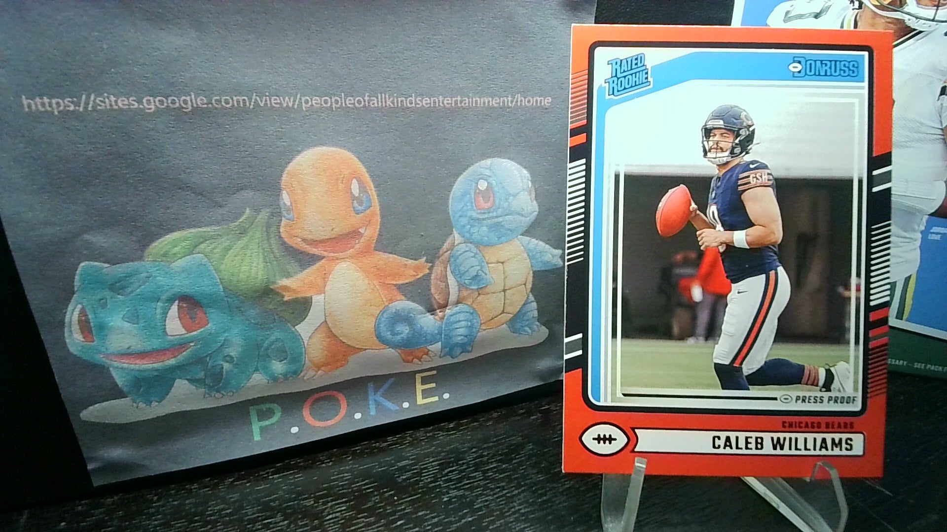 2024 Donruss Caleb Williams #327 Red Press Proof