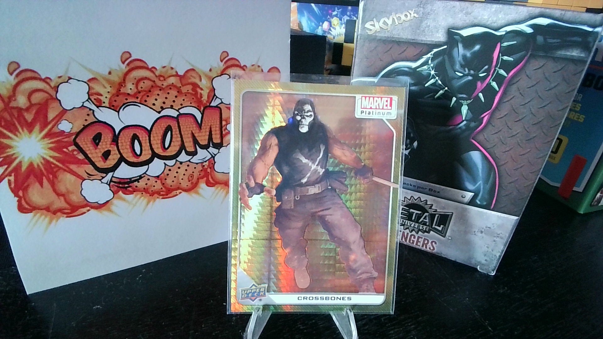 2022 Marvel Platinum Crossbones #19 Yellow Spotlight /399