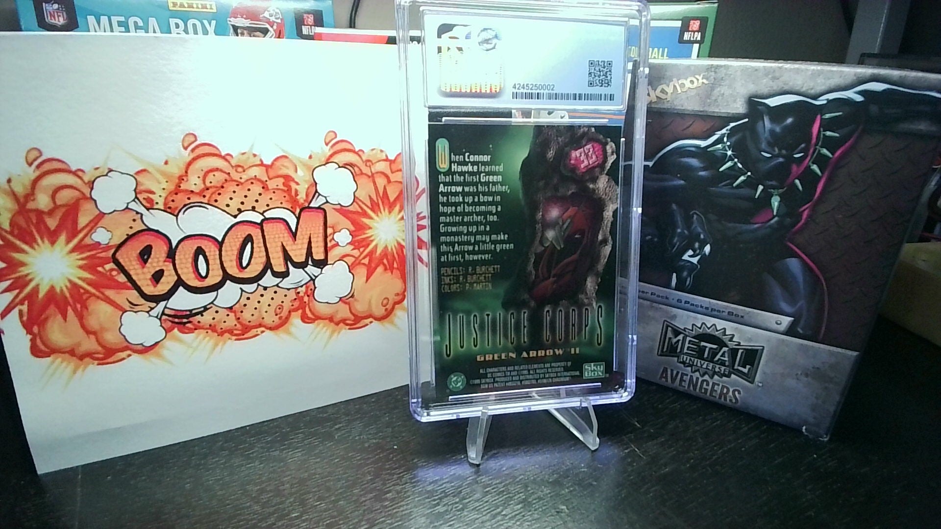 1995 Skybox Green Arrow II #33 DC Legends Power Chrome CGC 7