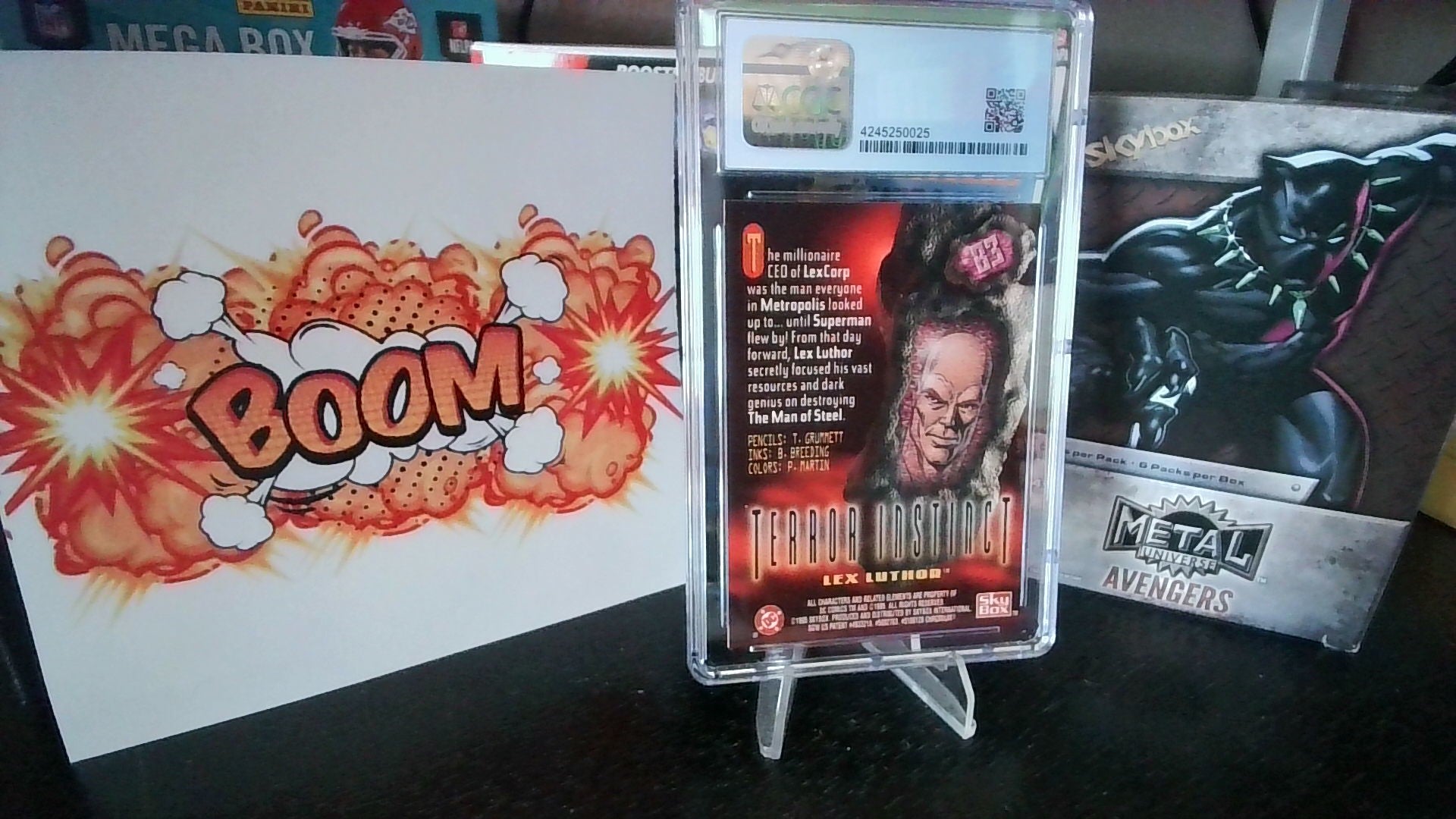 1995 Skybox Lex Luthor #83 DC Legends Power Chrome CGC 9