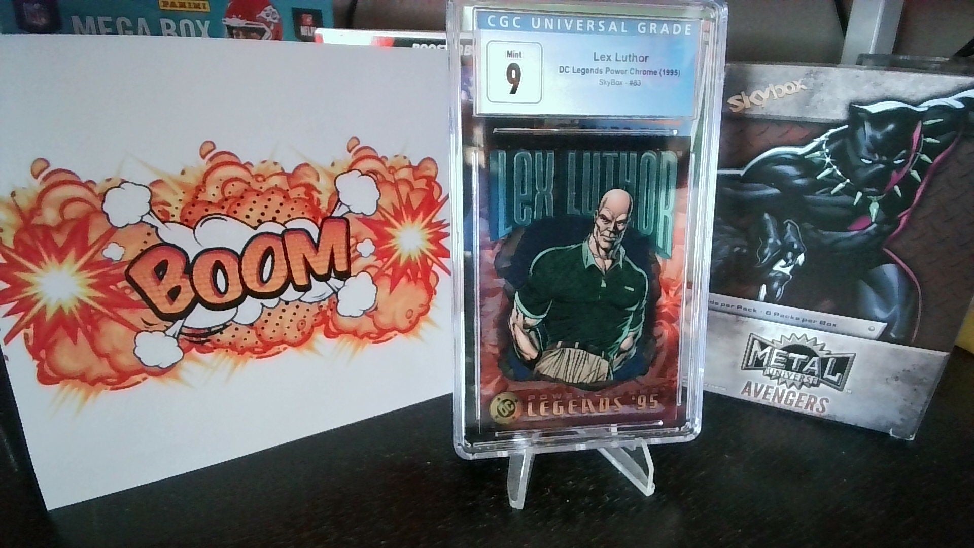 1995 Skybox Lex Luthor #83 DC Legends Power Chrome CGC 9