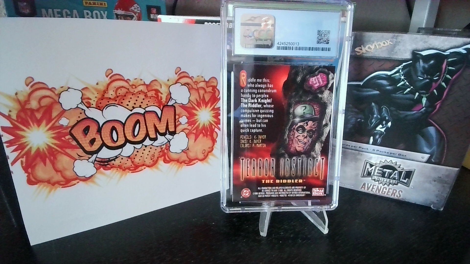 1995 Skybox Two-Face #95 DC Legends Power Chrome CGC 9