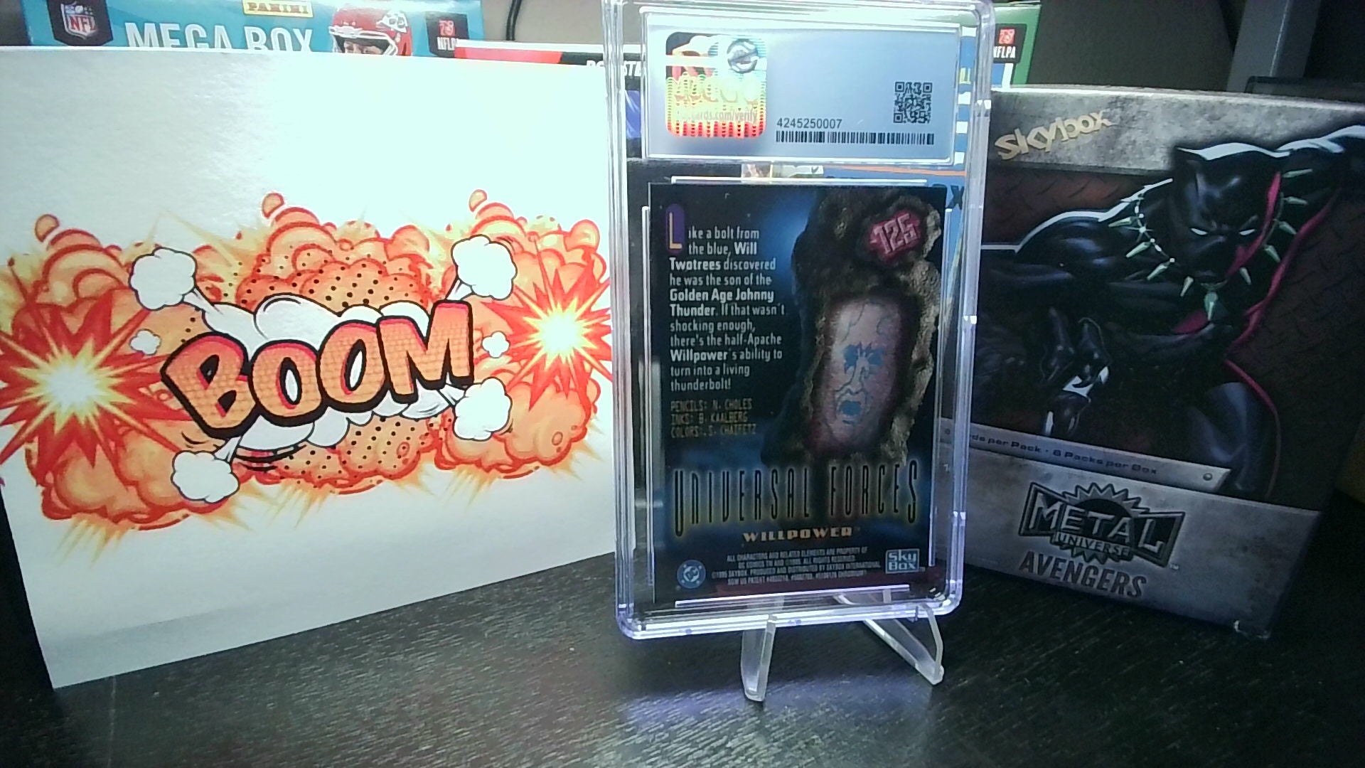 1995 Skybox Willpower #125 DC Legends Power Chrome CGC 7