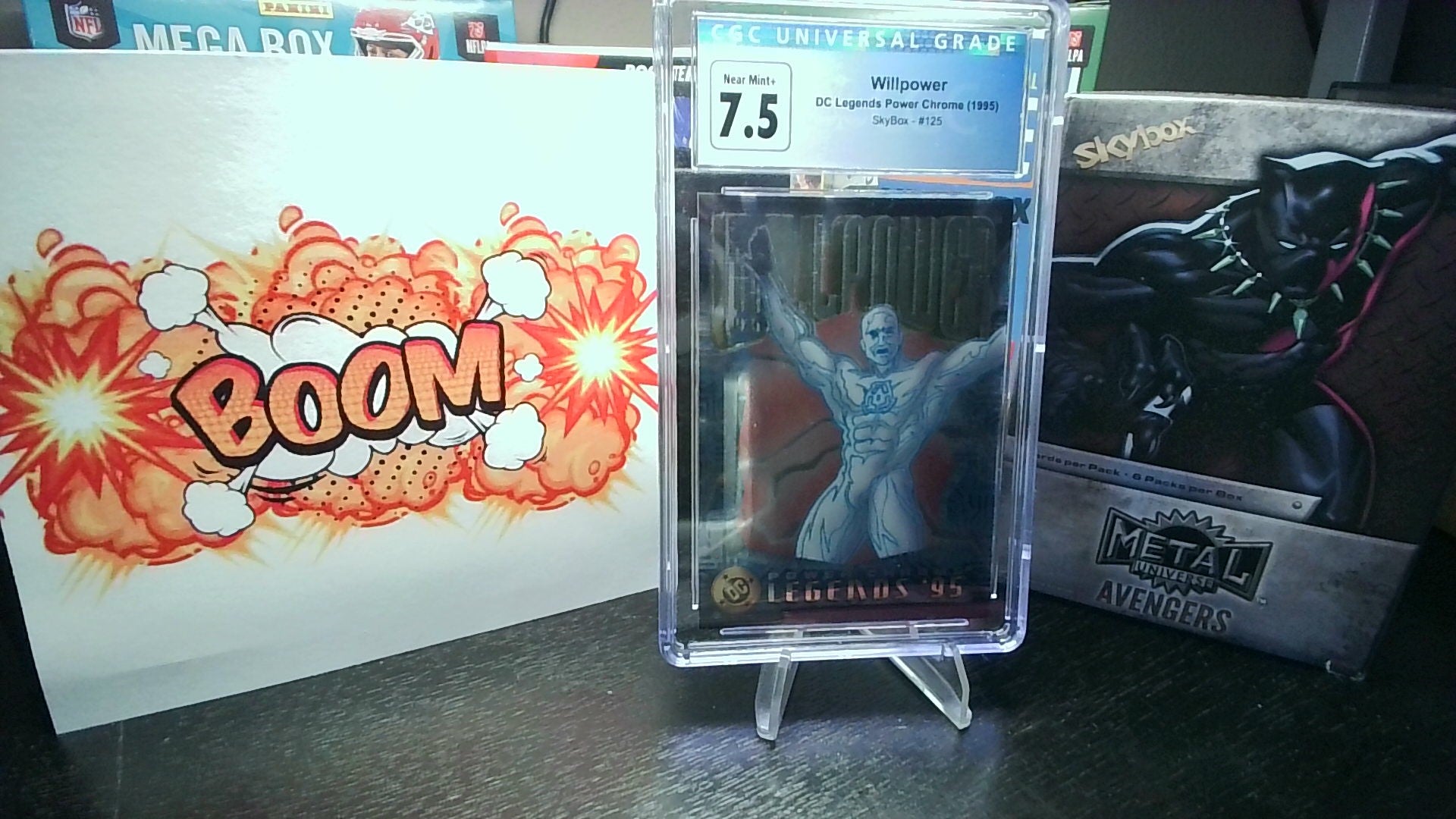 1995 Skybox Willpower #125 DC Legends Power Chrome CGC 7