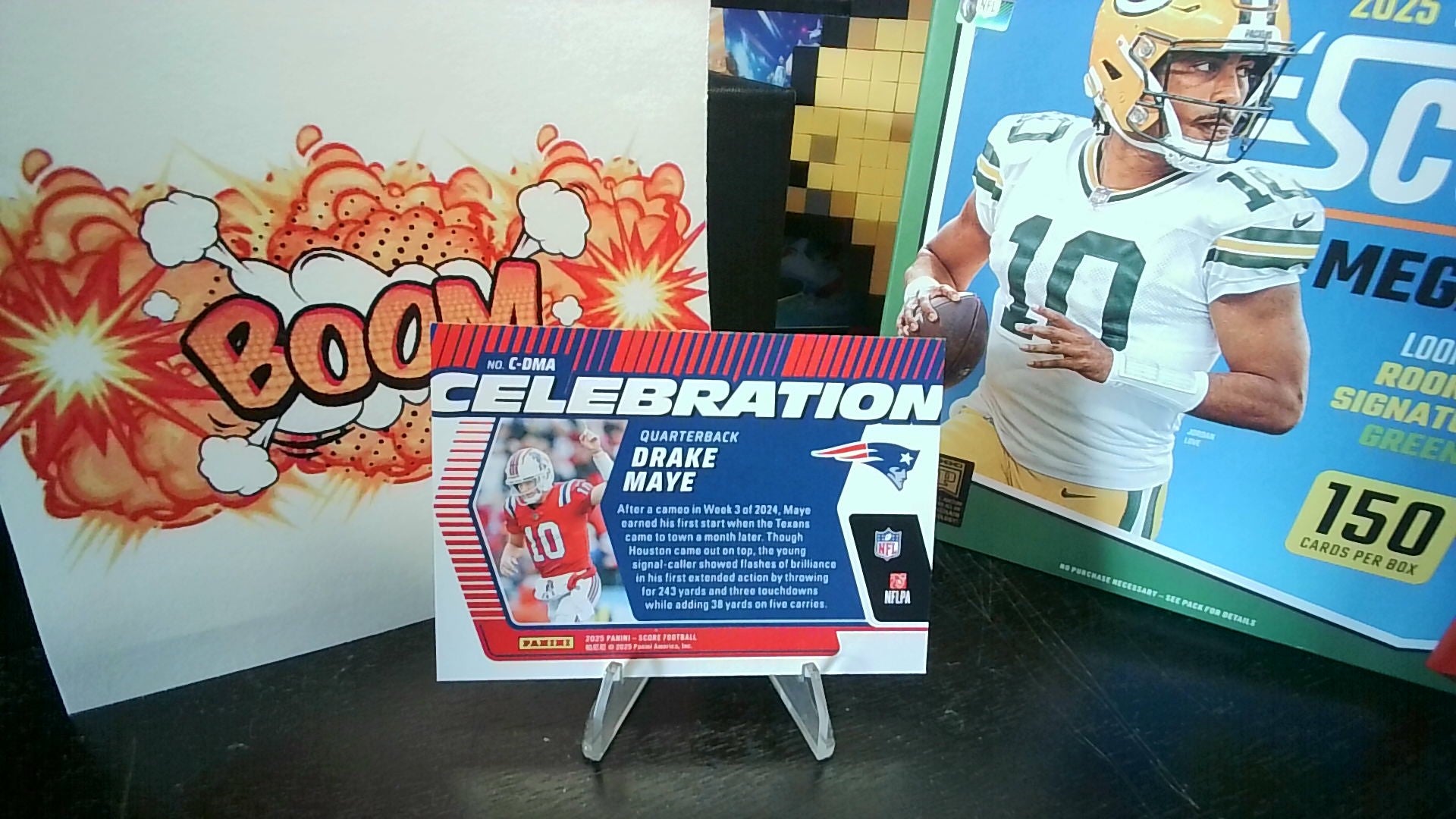 2025 Score Drake Maye #C-DMA Celebration