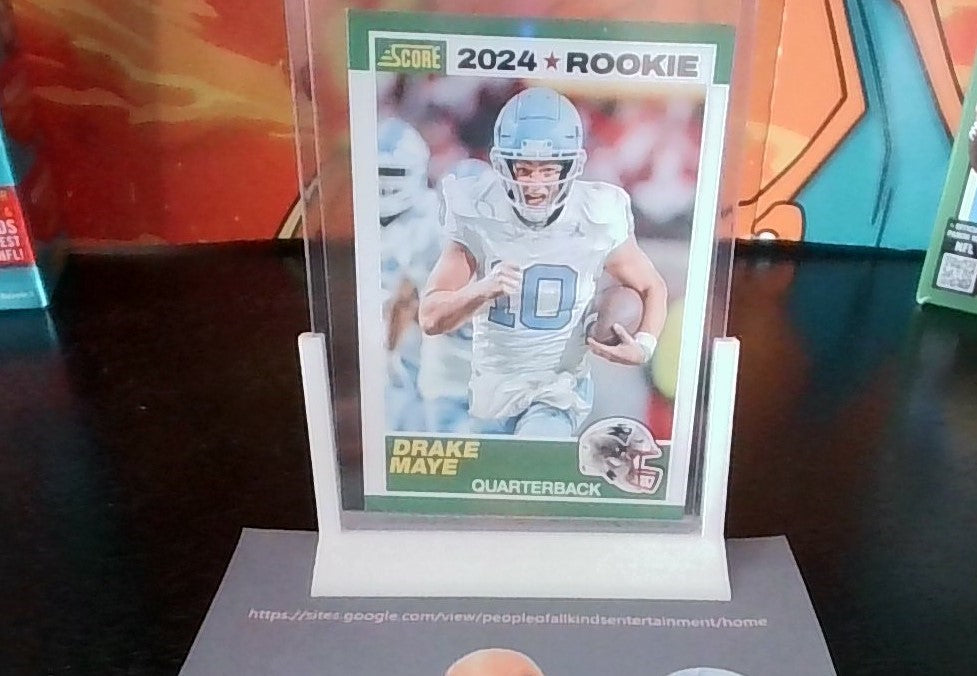 2024 Score Drake Maye #3 35th Anniversary Rookie