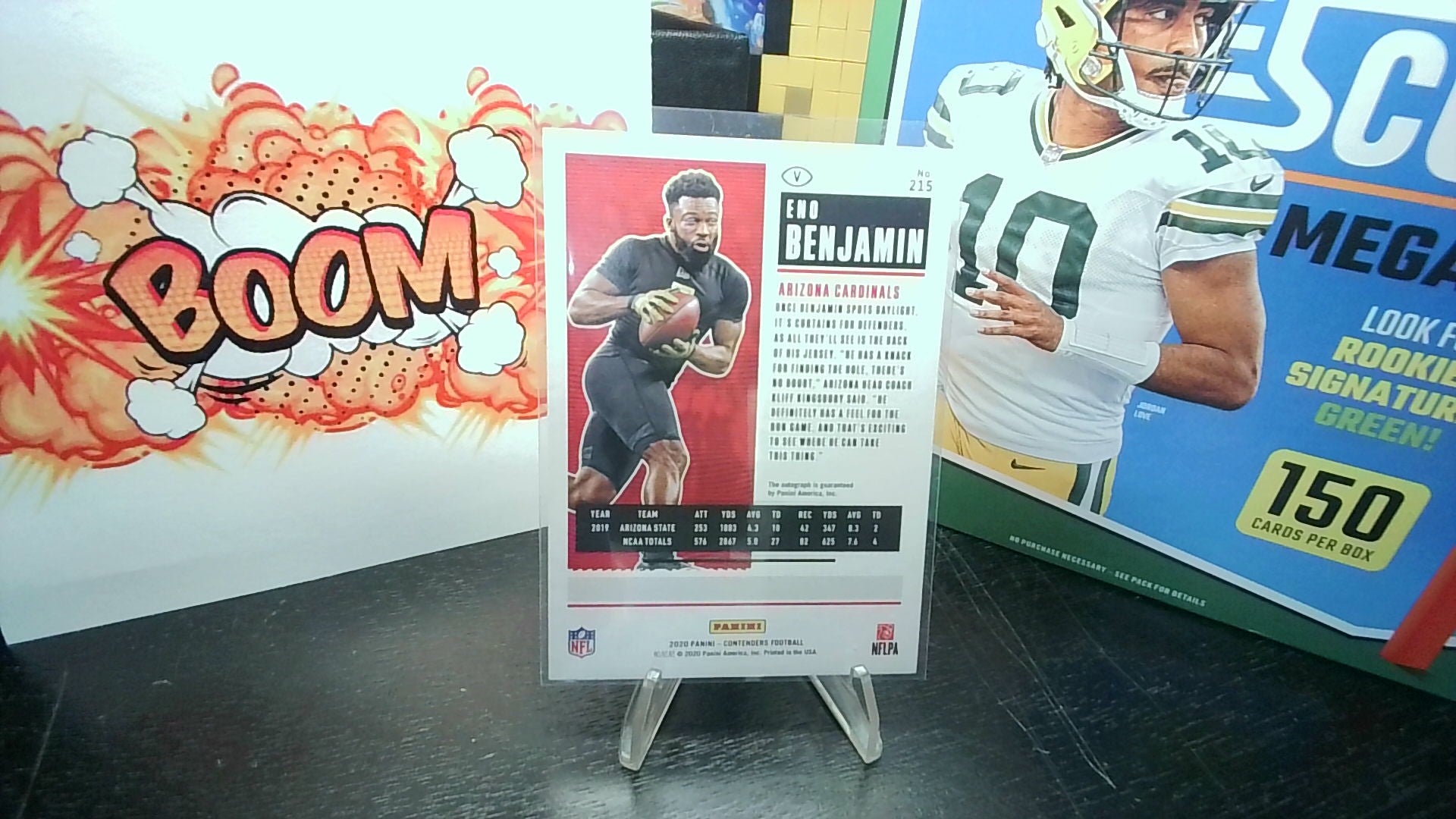 2020 Contenders Eno Benjamin #215 Rookie Ticket Auto