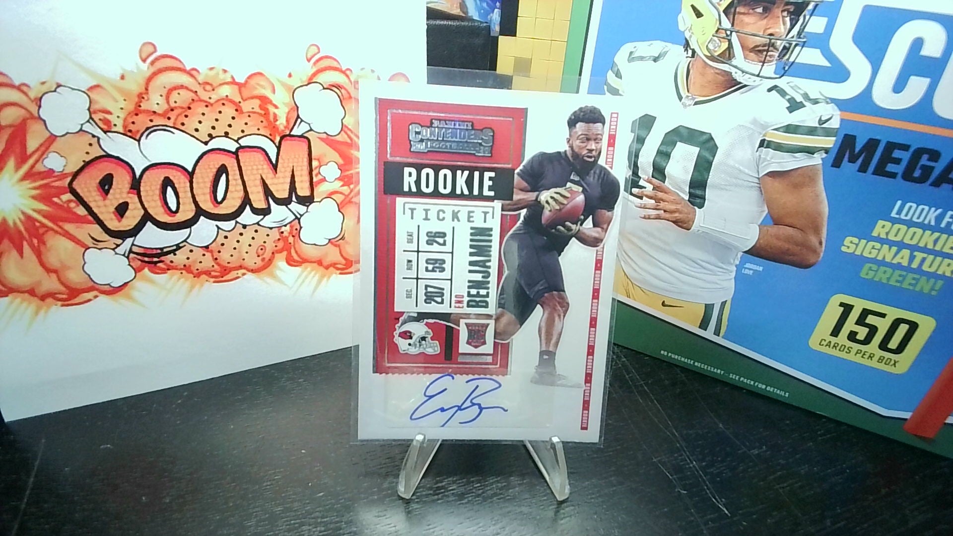 2020 Contenders Eno Benjamin #215 Rookie Ticket Auto