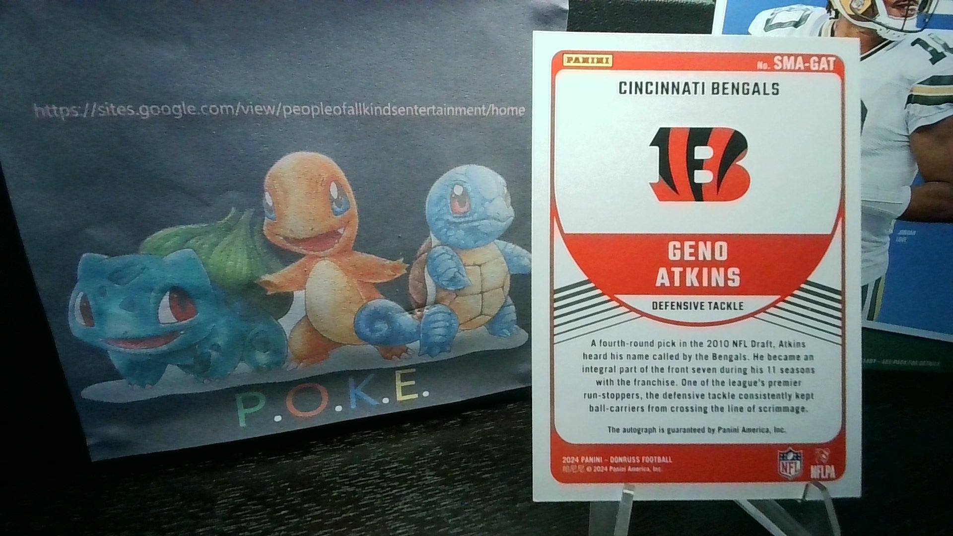 2024 Donruss Geno Atkins #SMA-GAT Signature Marks