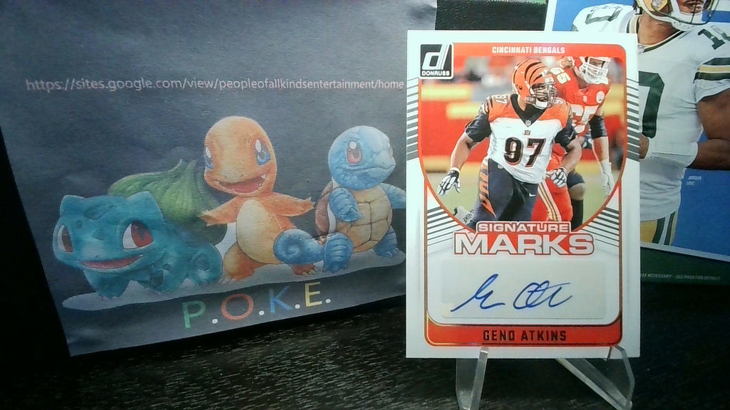 2024 Donruss Geno Atkins #SMA-GAT Signature Marks