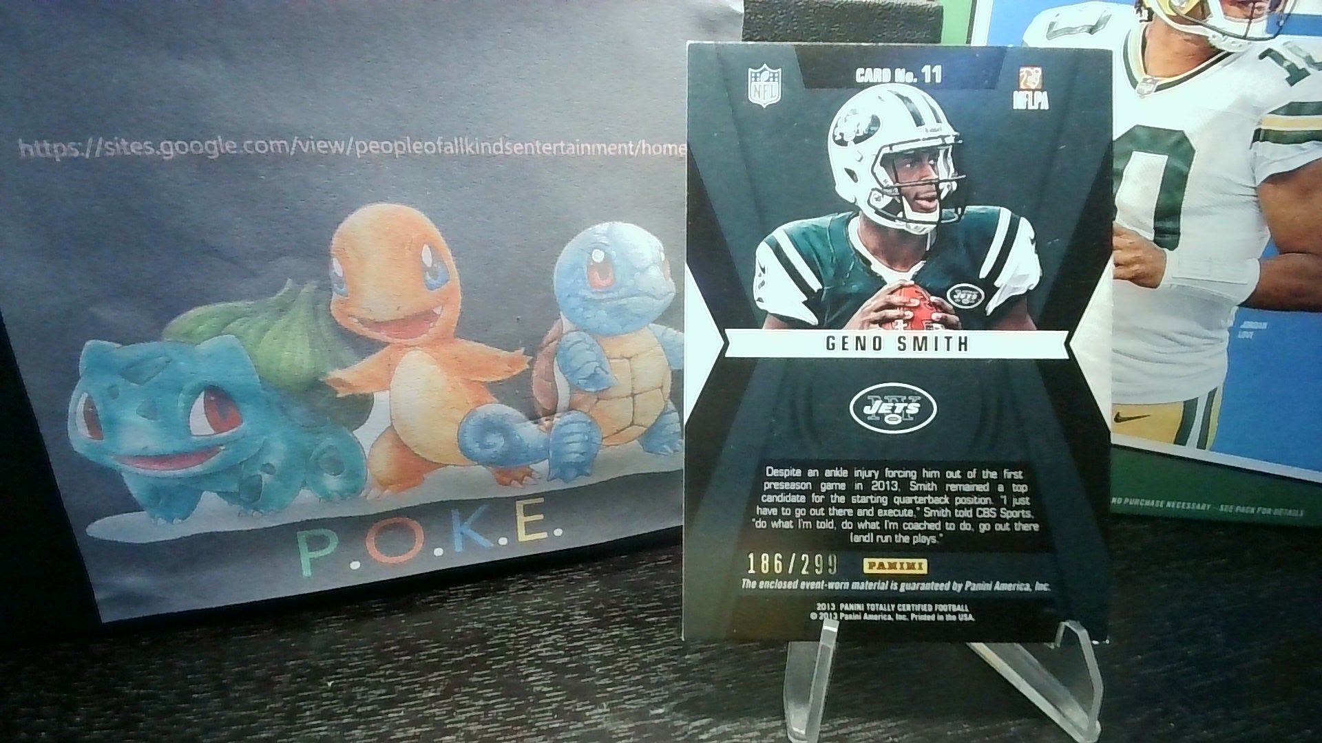 2013 Totally Certified Geno Smith #11 Rookie Roll Call 186/299