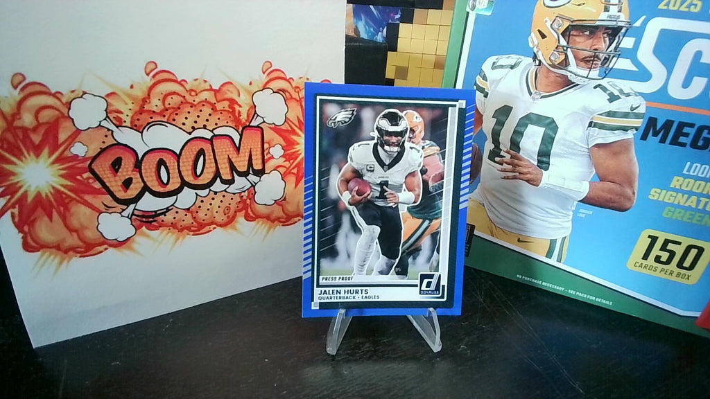 2025 Donruss Jalen Hurts #16 Blue Press Proof