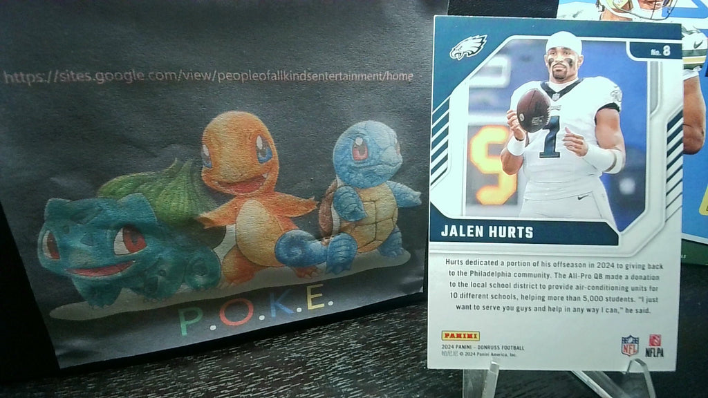 2024 Donruss Jalen Hurts #8 Elite Series