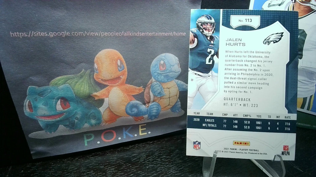 2021 Playoff Jalen Hurts #113