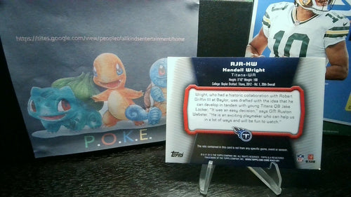 2012 Topps Kendall Wright #RJR-KW