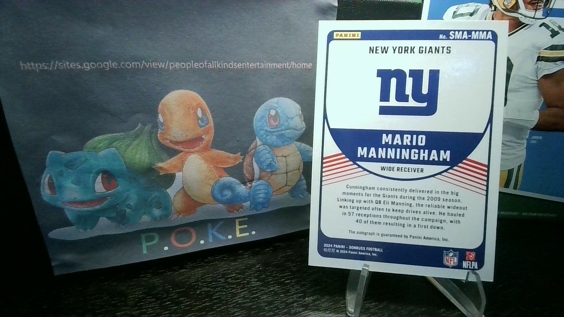 2024 Donruss Mario Manningham #SMA-MMA Signature Marks