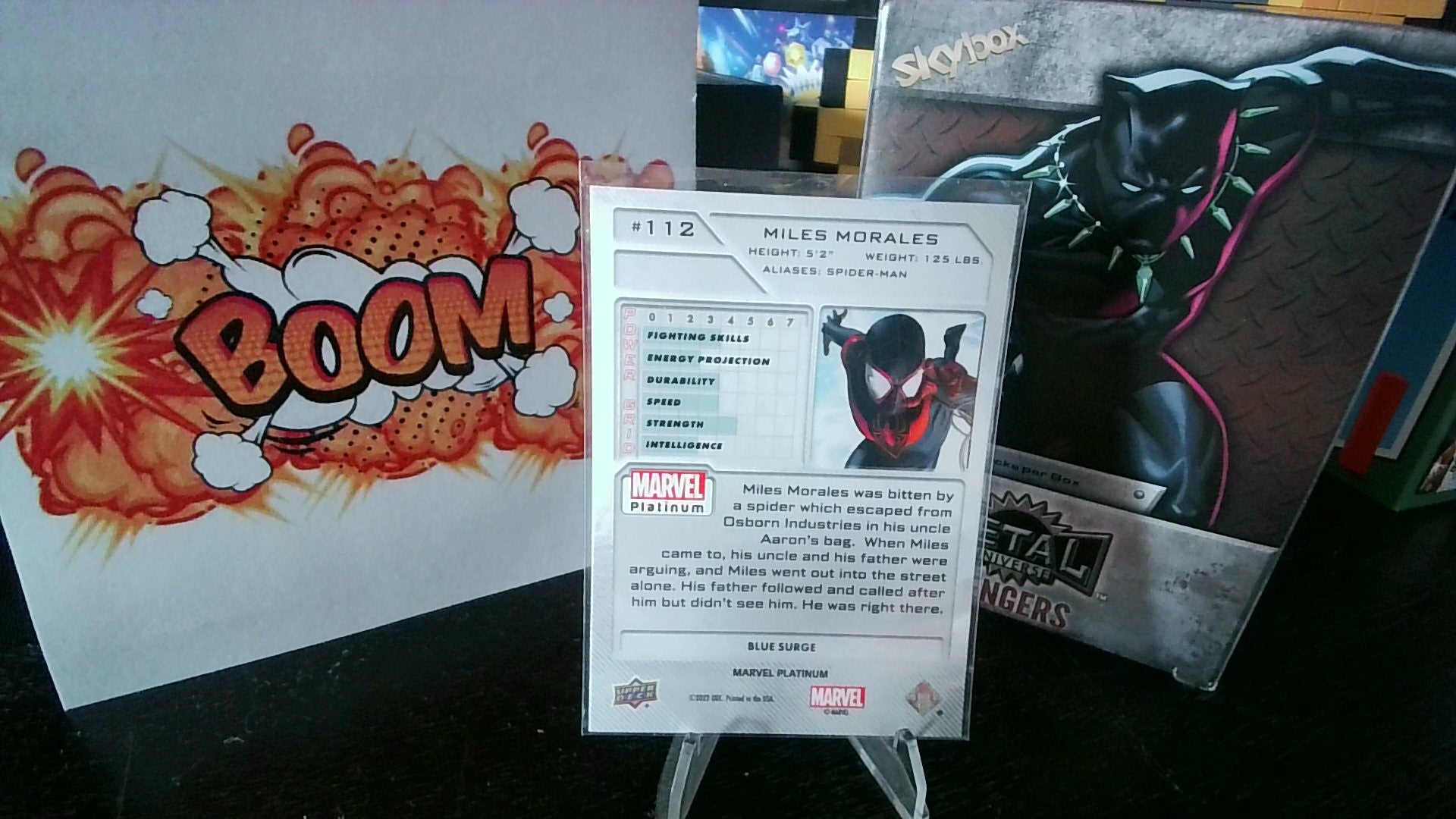 2022 Marvel Platinum Miles Morales #112 Blue Surge