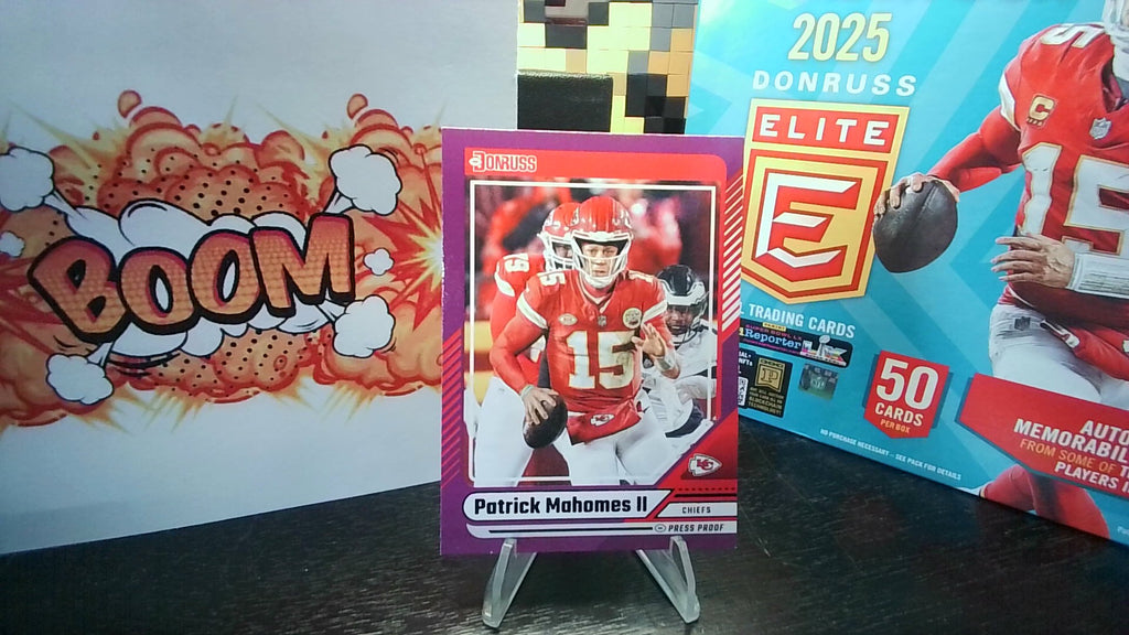 2024 Donruss Patrick Mahomes II #100 Purple Press Proof