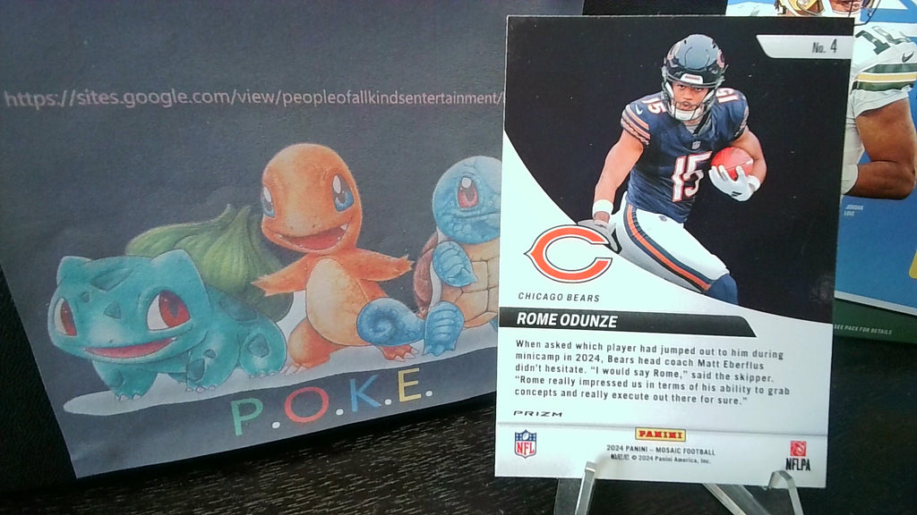 2024 Mosaic Rome Odunze #4 Elevate Mosaic Prizm