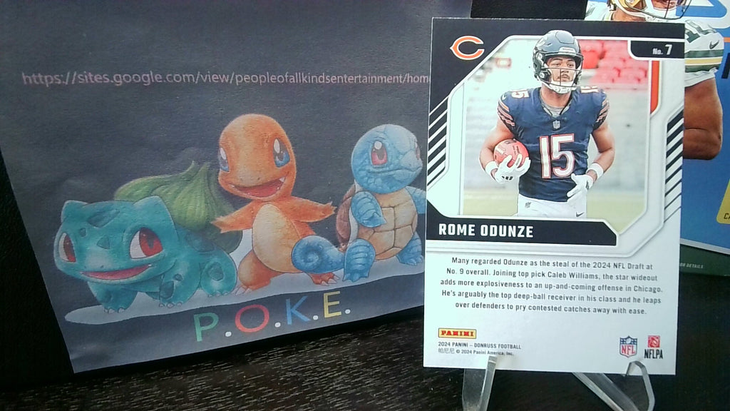 2024 Donruss Rome Odunze #7 Elite Series Rookies