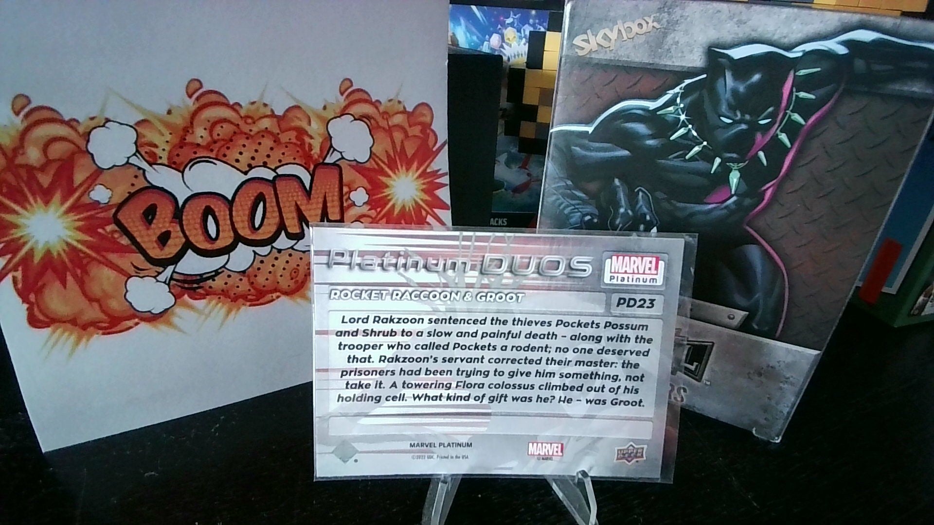 2022 Marvel Platinum Rocket Raccoon & Groot #PD23 Platnium Duos