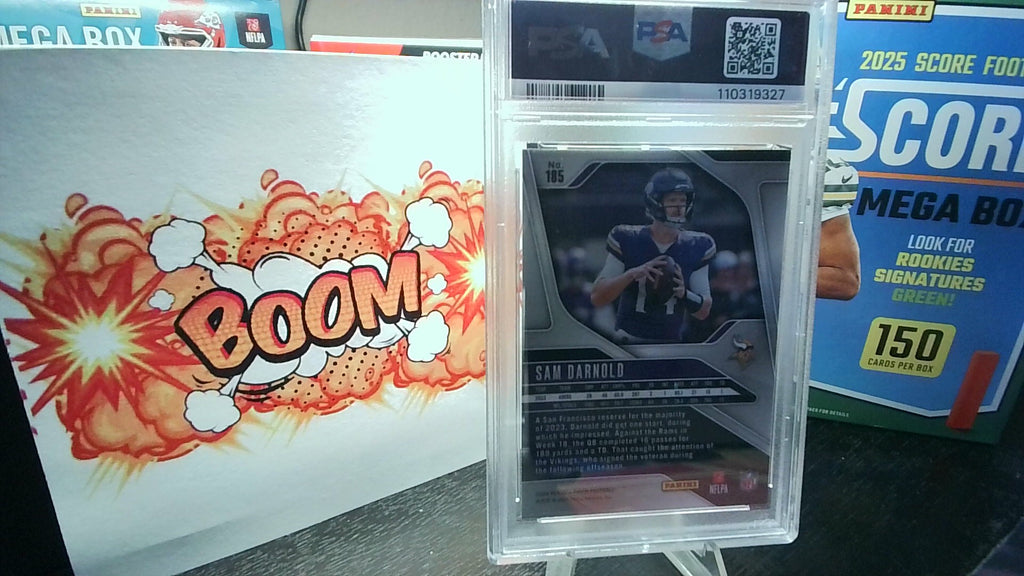 2024 Prizm Sam Darnold #185  PSA 9