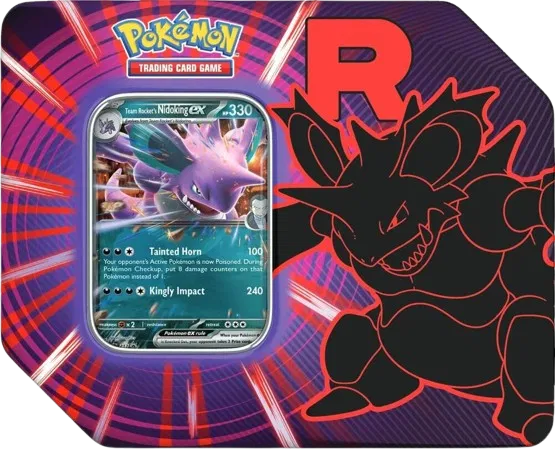 Team Rocket Tin [Team Rocket's Nidoking ex]