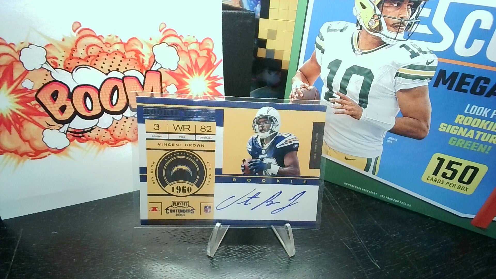 2011 Contenders Vincent Brown #233 Rookie Ticket Auto