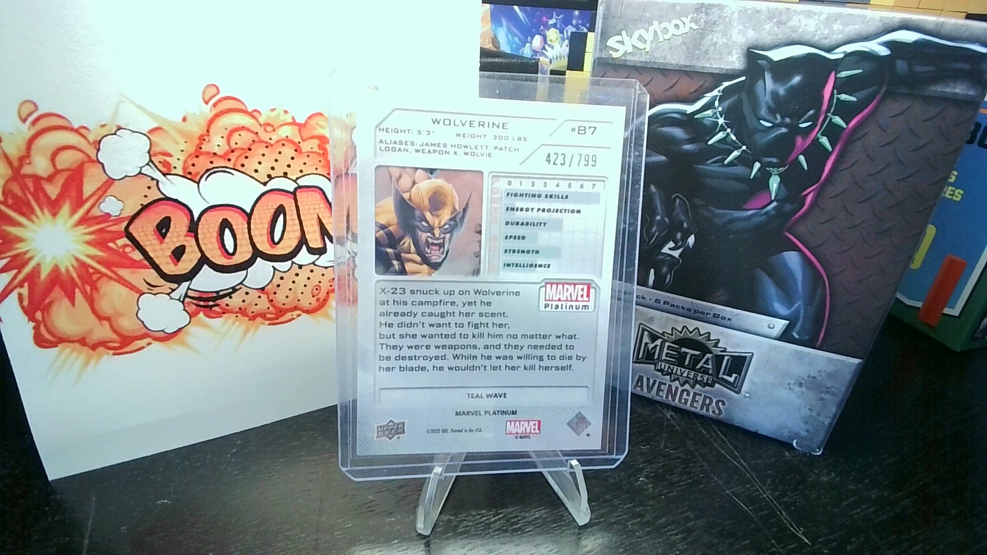 2022 Marvel Platinum Wolverine #87 Teal Wave /799