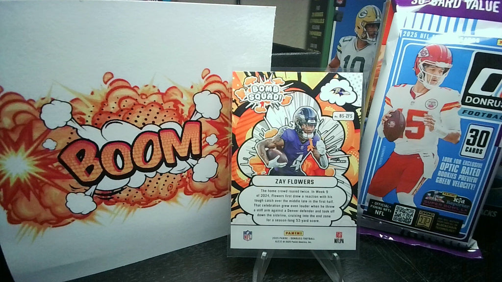 2025 Donruss Zay Flowers Bomb Squad