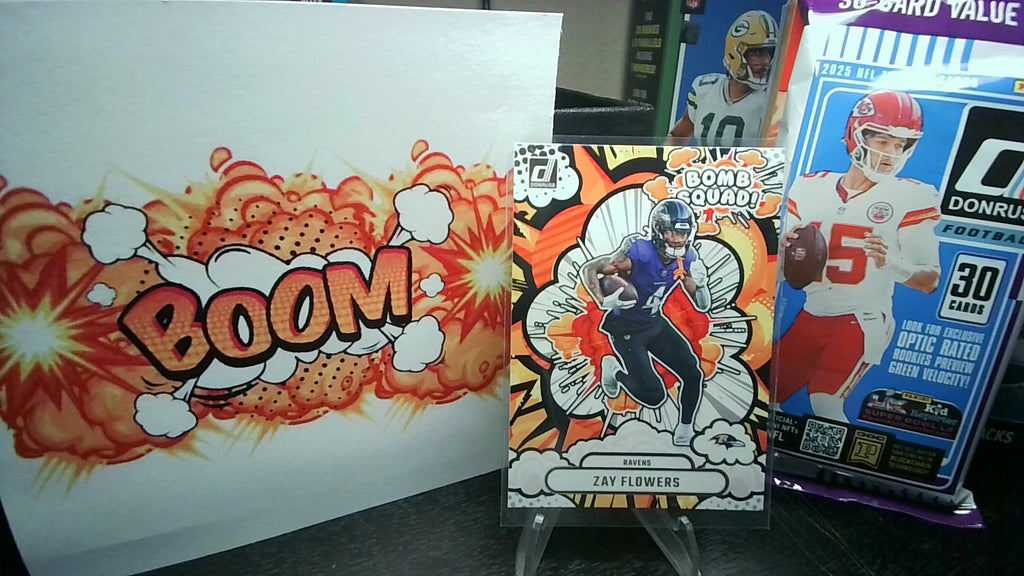 2025 Donruss Zay Flowers Bomb Squad