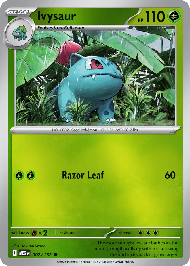 Mega Evolution Ivysaur Reverse