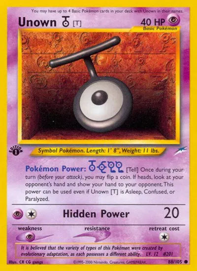Unown [T] - CGC 8.5